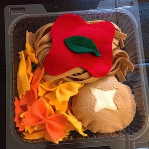 Felt pasta set